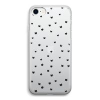 Kleine kattenkopjes: iPhone SE 2020 Transparant Hoesje