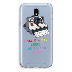 Smile: Samsung Galaxy J5 (2017) Transparant Hoesje