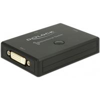DeLOCK dvi 2 - 1 switch bidirectional 4k 30 hz dvi switch (zwart)
