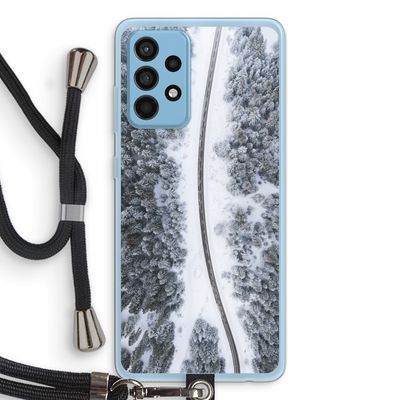 Snøfall: Samsung Galaxy A52 Transparant Hoesje met koord