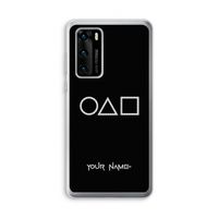 Squid Game: Huawei P40 Transparant Hoesje