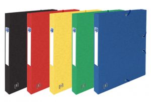 Elba elastobox Oxford Top File+ rug van 2,5 cm, geassorteerde kleuren