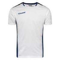 Hummel Voetbalshirt Authentic Poly - Wit/Blauw - thumbnail