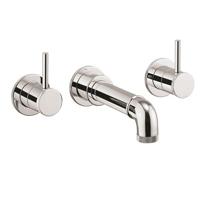 Crosswater MPRO INDUSTRIAL baduitloop 17.5cm met 2 stopkranen inbouw chroom sw451382/sw451398 Crosswater MPRO INDUSTRIAL baduitloop 17.5cm met 2 stopkranen inbouw chroom sw451382/sw451398