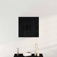 Wandkast Zwart eiken 60 x 31 x 60 cm Bewerkt hout