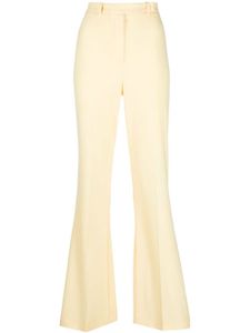 Patrizia Pepe pantalon évasé à taille haute - Jaune