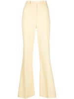 Patrizia Pepe pantalon évasé à taille haute - Jaune