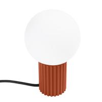 Tafellamp HALO rood ochra
