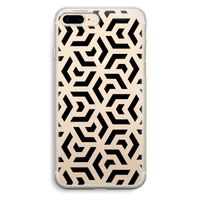 Crazy pattern: iPhone 7 Plus Transparant Hoesje