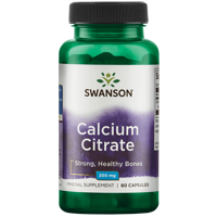 Calcium Citrate 200mg | Swanson | 60ct