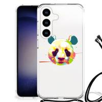 Samsung Galaxy S24 Stevig | Bumper Hoesje | Panda Color