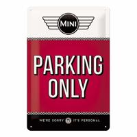 Nostalgic Art - Mini Parking Only - Metalen - wandbord - 20x30cm