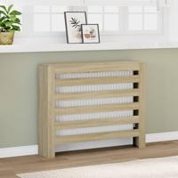 VidaXL Radiatorombouw 104x20x82 cm bewerkt hout sonoma eikenkleurig