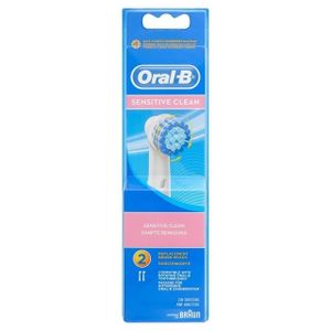 Oral B Oral B Opzetborstels Sensitive Clean 2 Stuks