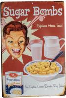 Fallout Metal Sign - Sugar Bombs