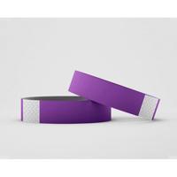 Toegangsbandjes kleur paars 100 stuks