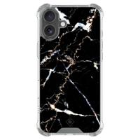 iPhone 16 shockproof hoesje - Marmer zwart