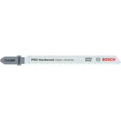 Bosch Accessories 2608634989 Decoupeerzaagblad T 101 BRF, Clean for Hard Wood, verpakking van 25 stuks 25 stuk(s)