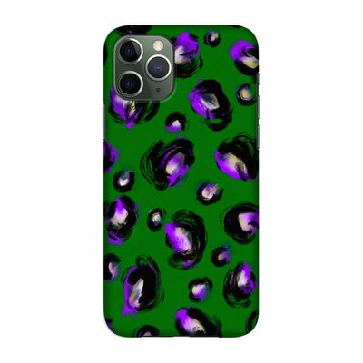 Green Cheetah: Volledig geprint iPhone 11 Pro Hoesje