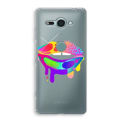 Lip Palette: Sony Xperia XZ2 Compact Transparant Hoesje