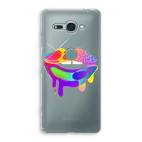 Lip Palette: Sony Xperia XZ2 Compact Transparant Hoesje
