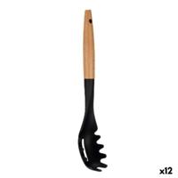 Pastalepel Kinvara KT190072-6 PBT KT190072-6 PBT Zwart Natuurlijk Hout Plastic 6 x 33,5 x 6 cm 6 x 33,5 cm (12 Stuks) Pastalepel Kinvara KT190072-6 PBT KT190072-6 PBT Zwart Natuurlijk Hout Plastic 6 x 33,5 x 6 cm 6 x 33,5 cm (12 Stuks)