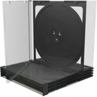MediaRange BOX23 CD-doosje Jewel case 2 schijven Zwart, Transparant MediaRange BOX23 CD-doosje Jewel case 2 schijven Zwart, Transparant