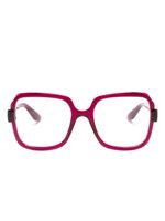 Gucci Eyewear lunettes de vue à monture carrées oversize - Rose