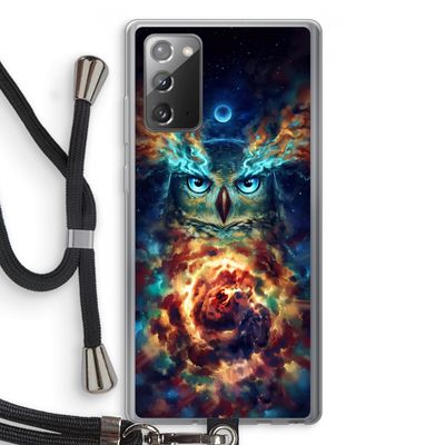 Aurowla: Samsung Galaxy Note 20 / Note 20 5G Transparant Hoesje met koord