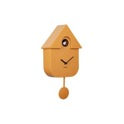 Wandklok Moderne Koekoek Oranje