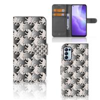 OPPO Find X3 Lite | Telefoonhoesje | Met pasjeshouder | Salamander Grey