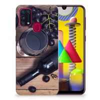 Samsung Galaxy M31 Siliconen Case Wijn