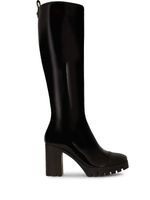 Giuseppe Zanotti bottes à bout contrastant - Noir