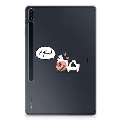 Samsung Galaxy Tab S7 Plus | S8 Plus Tablet Back Cover Cow Samsung Galaxy Tab S7 Plus | S8 Plus Tablet Back Cover Cow