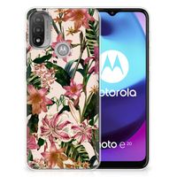 Motorola Moto E20 | E40 TPU Case Flowers - thumbnail