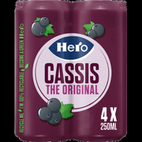 Hero Cassis The Original 4 x 250 ml bij Jumbo