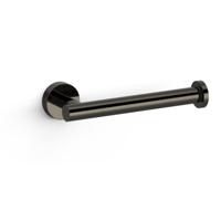 Tres Banyo toiletrolhouder zonder klep zwart metallic