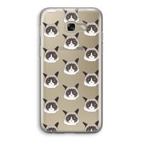It's a Purrr Case: Samsung Galaxy A5 (2017) Transparant Hoesje