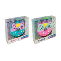 Clementoni crazy chic oogschaduw dieren donut blauw/roze