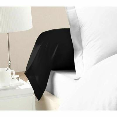Kussensloop Lovely Home Zwart 85 x 185 cm 2 Onderdelen (2 Stuks)