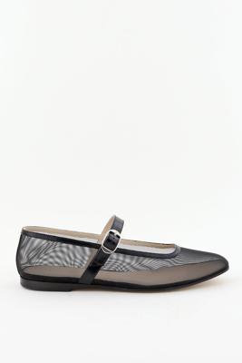 Le Monde Beryl ballerina&apos;s Mary Jane Mesh MRJ-MES-BLA black