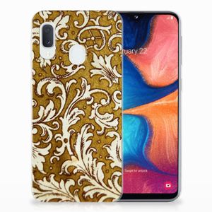 Siliconen Hoesje Samsung Galaxy A20e Barok Goud