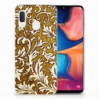 Siliconen Hoesje Samsung Galaxy A20e Barok Goud