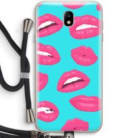 Bite my lip: Samsung Galaxy J7 (2017) Transparant Hoesje met koord
