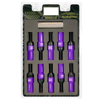 Schroevenkit OMP OMPS09981411 28 mm Paars M14 x 1,50