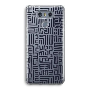 Moroccan Print: LG G6 Transparant Hoesje