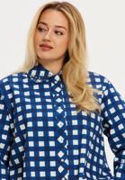 Yoek Blouse WEEKEND | Blauw | Maat 50/52