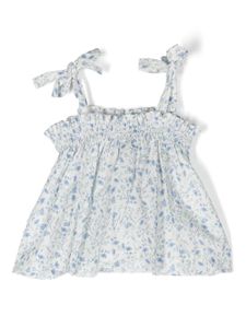 TEDDY & MINOU short bloomer en coton à fleurs - Bleu