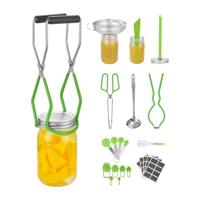 VEVOR 9-delige inmaakset, starterset met roestvrijstalen waterbad-inmaakaccessoires