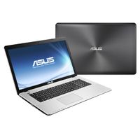 ASUS X750JB-TY029H notebook 43,9 cm (17.3") HD+ Vierde generatie Intel® Core™ i7 8 GB DDR3L-SDRAM 1000 GB HDD NVIDIA® GeForce® GT 740M Windows 8 Zwart, Zilver - thumbnail